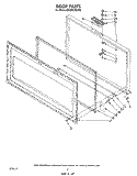SECTION Diagram and Parts List for EH150CXSW00  Whirlpool Freezer