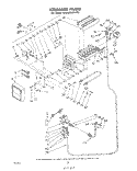ICE MAKER Diagram and Parts List for ED25EMXPWR0  Whirlpool Refrigerator