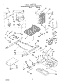 UNIT Diagram and Parts List for KSRE25FHBT01  KitchenAid Refrigerator