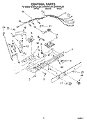 CONTROL PARTS Diagram and Parts List for GD5SHGXLT01  Whirlpool Refrigerator