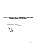 COMPLETE SEALED GAS BURNER Diagram and Parts List for SF385PEWW1  Whirlpool Range