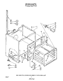 OVEN Diagram and Parts List for RM988PXVF3  Whirlpool Microwave Oven Combo