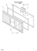 SECTION Diagram and Parts List for EH150FXJW00  Whirlpool Freezer