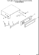 TOP GRILLE AND UNIT COVER Diagram and Parts List for KSSS36MBX01  KitchenAid Refrigerator