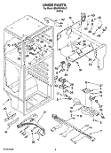 LINER PARTS Diagram and Parts List for ER8YHMXSL01  Whirlpool Refrigerator