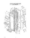 REFRIGERATOR DOOR Diagram and Parts List for JWARG481PW01  Whirlpool Refrigerator