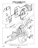 WIRING HARNESS , LIT/OPTIONAL Diagram and Parts List for MW8450XL0  Whirlpool Microwave