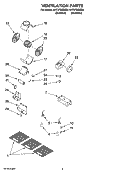 VENTILATION PARTS, OPTIONAL PARTS (NOT INCLUDED) Diagram and Parts List for KHTU705SSS0  KitchenAid Range Hood