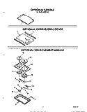 OPTIONAL GRIDDLE , OPTIONAL GRIDDLE Diagram and Parts List for N9357L2  Roper Range