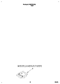 MISCELLANEOUS Diagram and Parts List for DU940QWDB2  Whirlpool Dishwasher