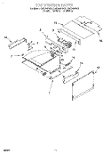 TOP VENTING, OPTIONAL Diagram and Parts List for RMC305PDZ2  Whirlpool Microwave Oven Combo