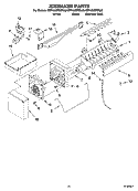ICEMAKER PARTS, OPTIONAL PARTS (NOT INCLUDED) Diagram and Parts List for KBFA20ERWH00  KitchenAid Refrigerator