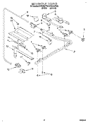 MANIFOLD Diagram and Parts List for SF3000EYN2  Whirlpool Range
