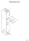 FREEZER LINER Diagram and Parts List for KSSS36QDW04  KitchenAid Refrigerator