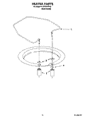 HEATER PARTS Diagram and Parts List for KUDT03FTPA3  KitchenAid Dishwasher