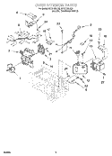 OVEN INTERIOR Diagram and Parts List for MT2110SJQ0  Whirlpool Microwave