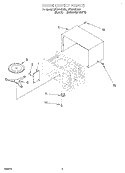 ELECTRIC COOKTOP ELEMENTS Diagram and Parts List for MT2210SJQ0  Whirlpool Microwave