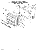FREEZER DOOR Diagram and Parts List for 8ET20DKXBN00  Whirlpool Refrigerator