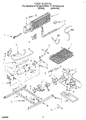 UNIT Diagram and Parts List for KTRI18KAWH00  Whirlpool Refrigerator