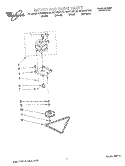 MOTOR AND DRIVE, LITERATURE Diagram and Parts List for GX900QPHB0  Whirlpool Trash Compactor