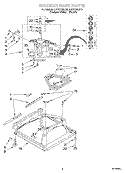 MACHINE BASE Diagram and Parts List for KAWS700JQ0  KitchenAid Washer
