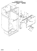 LINER Diagram and Parts List for 6ET18DKXAW01  Whirlpool Refrigerator