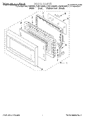 Part Location Diagram of 8206469 Whirlpool Door Assembly - Stainless