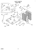 UNIT, LITERATURE Diagram and Parts List for D40A2  Whirlpool Dehumidifier