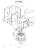 OVEN PARTS Diagram and Parts List for RB1000XVW2  Whirlpool Wall Oven