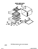 OVEN LINER Diagram and Parts List for KEBS176WBL2  KitchenAid Wall Oven