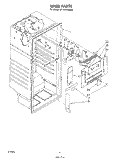 LINER Diagram and Parts List for ET14AKXSW02  Whirlpool Refrigerator