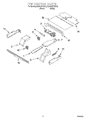 TOP VENTING, OPTIONAL Diagram and Parts List for KEBS147DBL9  KitchenAid Wall Oven