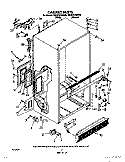 Part Location Diagram of 2155548 Whirlpool COVER-BACK