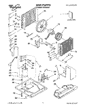UNIT, LITERATURE Diagram and Parts List for ACQ142XD1  Whirlpool Air Conditioner