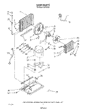 UNIT Diagram and Parts List for X07502V0  Roper Air Conditioner