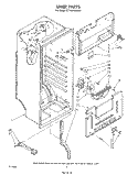 LINER , LIT/OPTIONAL Diagram and Parts List for ET14AKXSW01  Whirlpool Refrigerator