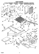 UNIT PARTS Diagram and Parts List for GS6SHEXML01  Whirlpool Refrigerator