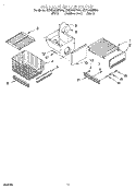 FREEZER SHELF Diagram and Parts List for KSSP48MFB05  KitchenAid Refrigerator