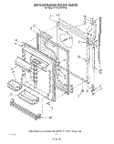 REFRIGERATOR Diagram and Parts List for KTRS22KWAL00  KitchenAid Refrigerator
