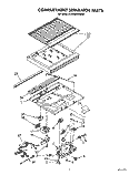 COMPARTMENT SEPARATOR Diagram and Parts List for RT20AKXWW00  Roper Refrigerator