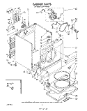 SECTION Diagram and Parts List for LE7010XSW0  Whirlpool Dryer