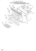 Part Location Diagram of 4359555 Whirlpool WRAPER-CAB