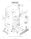 CABINET Diagram and Parts List for ET17SCXLWR1  Whirlpool Refrigerator