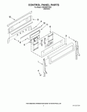 Part Location Diagram of WPW10295113 Whirlpool Touchpad and Control Panel