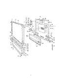DOOR Diagram and Parts List for 8585L00  Roper Dishwasher