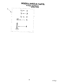 MISCELLANEOUS PARTS - OPTIONAL PART Diagram and Parts List for 7MLSC9545JQ4  Whirlpool Washer
