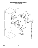 REFRIGERATOR LINER Diagram and Parts List for KSSS48MBX00  KitchenAid Refrigerator
