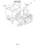 OVEN Diagram and Parts List for RE953PXPT0  Whirlpool Range