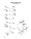 WIRING HARNESS Diagram and Parts List for DU7903XL0  Whirlpool Dishwasher