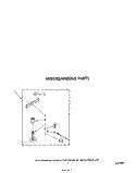 MISCELLANEOUS Diagram and Parts List for LA6300XSW0  Whirlpool Washer